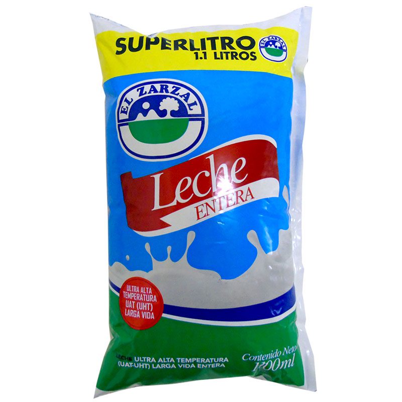 Leche Entera Uht X 1100 Grs El Zarzal 2499