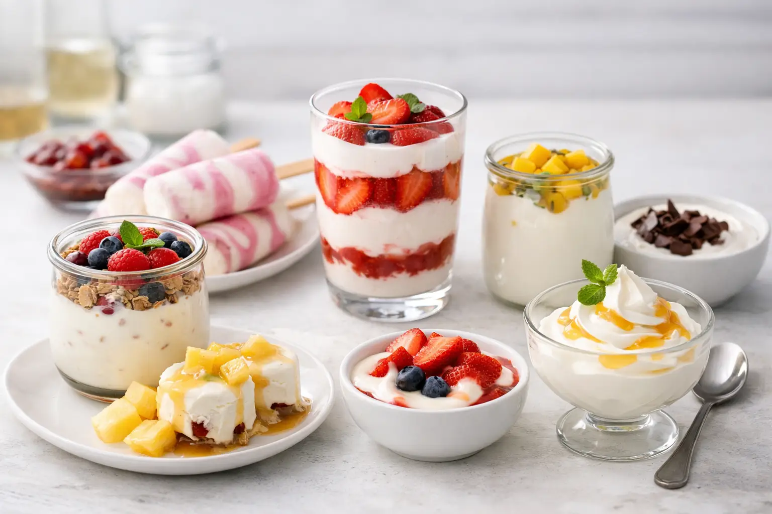 7 postres fáciles con yogurt para hacer hoy