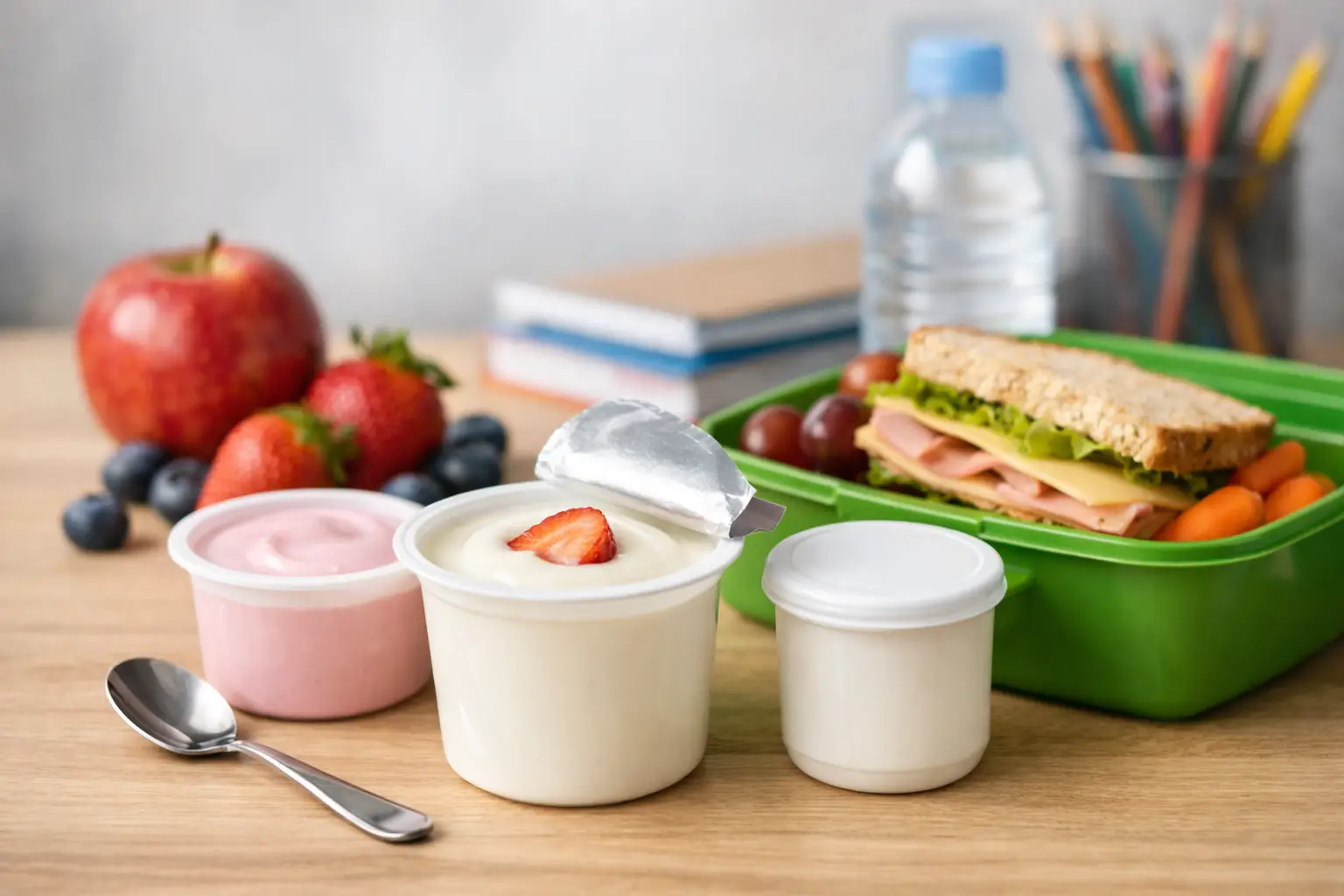 Mejores yogures para lonchera escolar