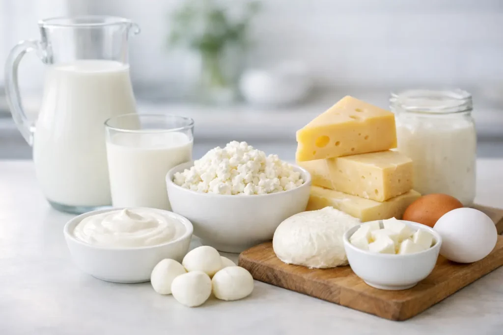 Qué lácteos tienen más proteína