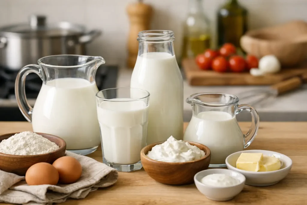 Qué leche usar para cocinar en casa