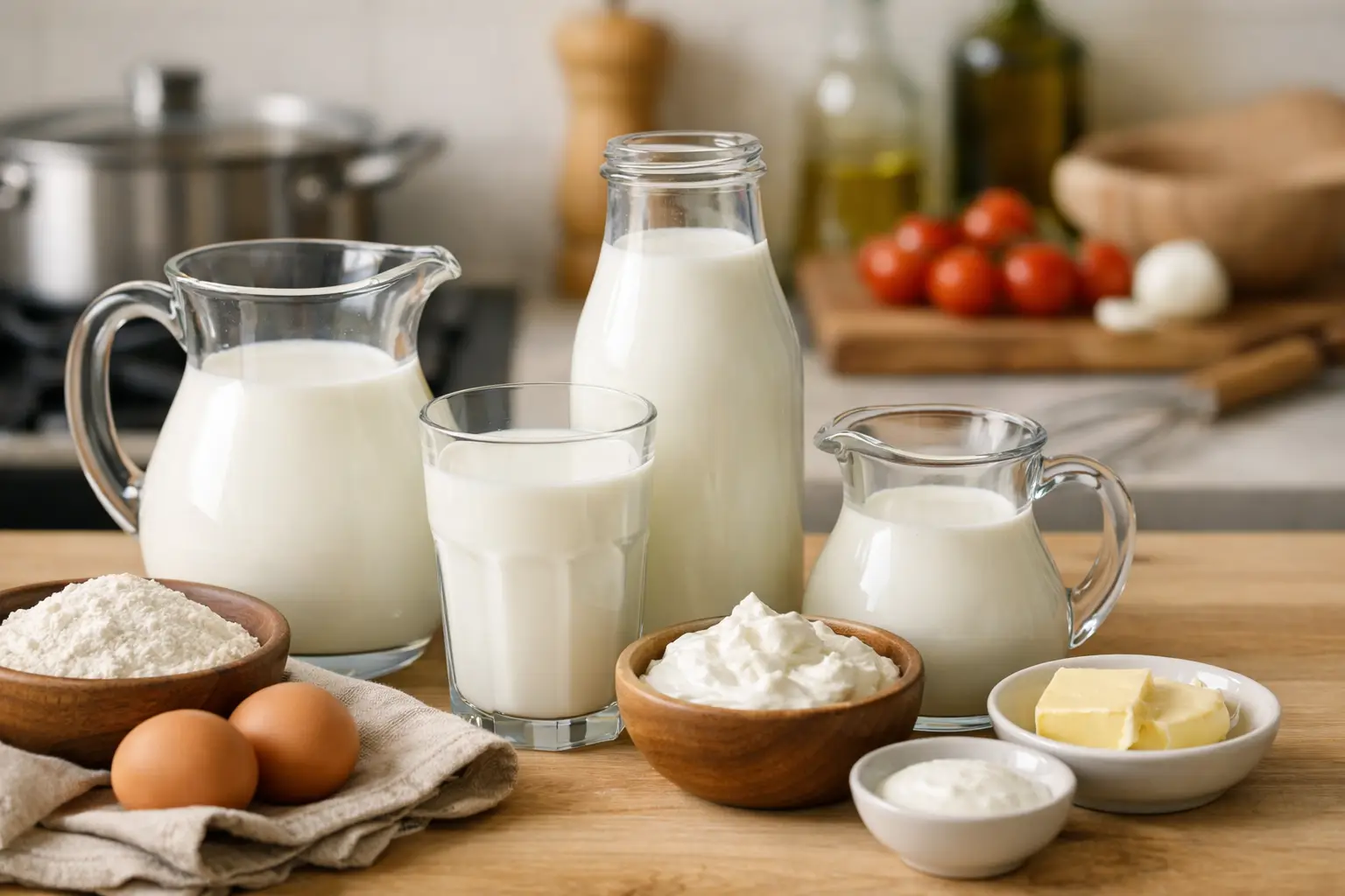 Qué leche usar para cocinar en casa