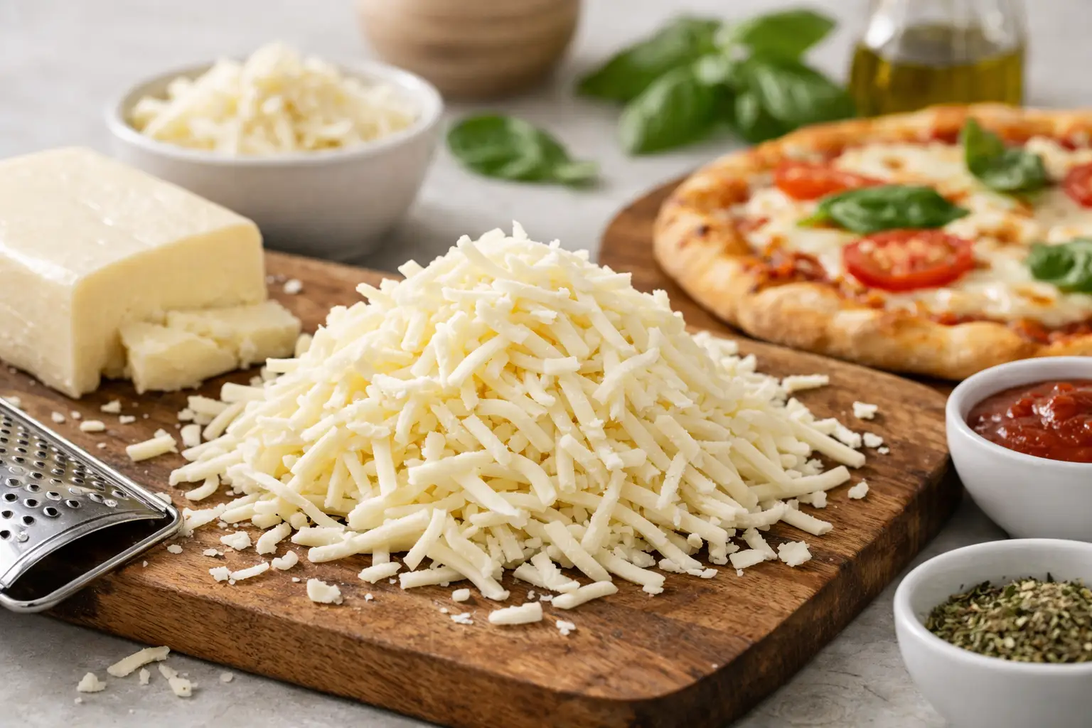 Queso mozzarella rallado: cómo elegirlo y usarlo